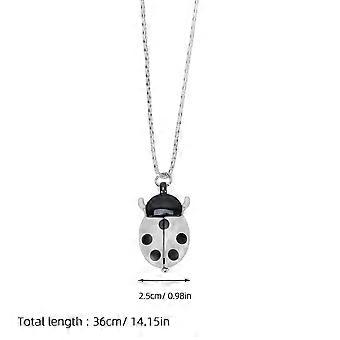 Retro Quartz Pocket Watch for Watching Time Creative Ladybug Shape Kids Gift