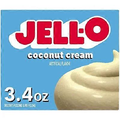 Jell-O kokoskrempudding og paifyll