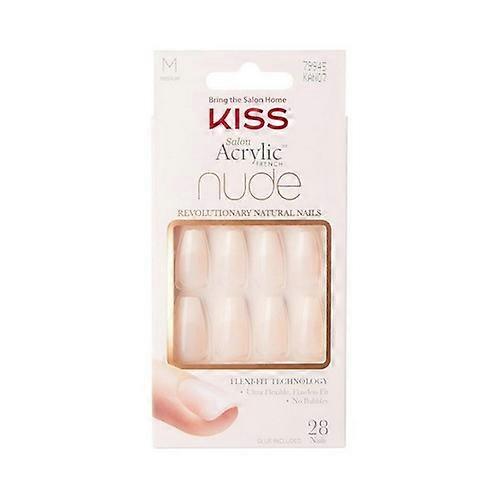 KISS Products Salon Acrylic Nude French Nails Leiani, 1 Count (Case Of 2)