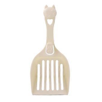 Cute Cat Head Hollow Litter Shovel Dog Waste Scooper Pet Cleaning Supply Tool