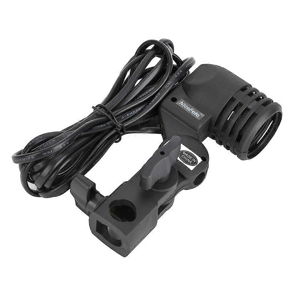 NiceFoto E27 Bulb Holder Lighting Head Photo Photography Studio Light Bracket