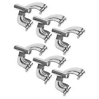 6pcs Metal Drum Claw Hook Bass Drum Metal Claw Hook Drum Claw Hook Drum Mount Hooks