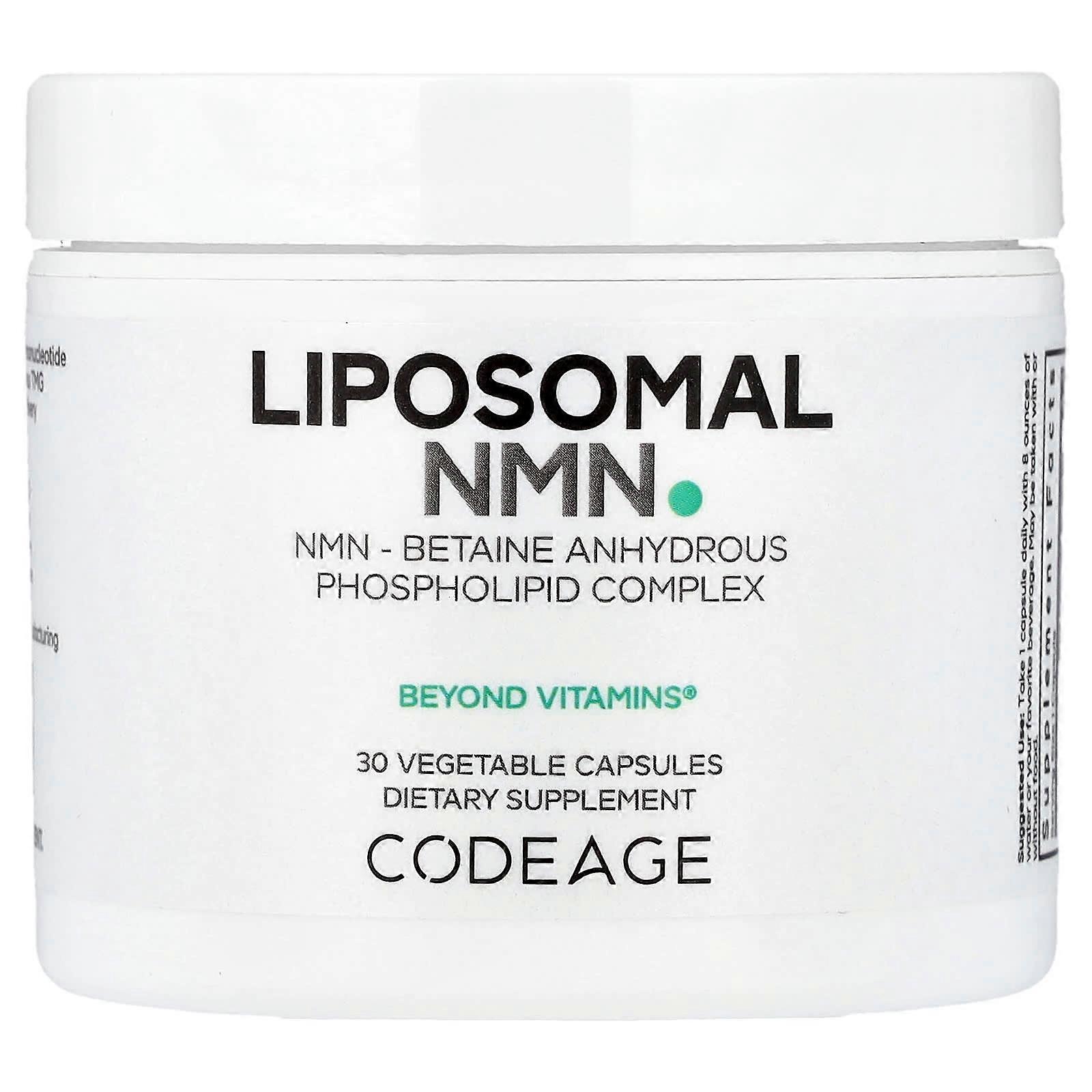 Codeage, Liposomal NMN, 30 Capsules