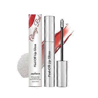 Zephoco Classic Red Peel-Off Lip Tint: Leve, hidratante, naturalmente pigmentado e com acabamento brilhante.