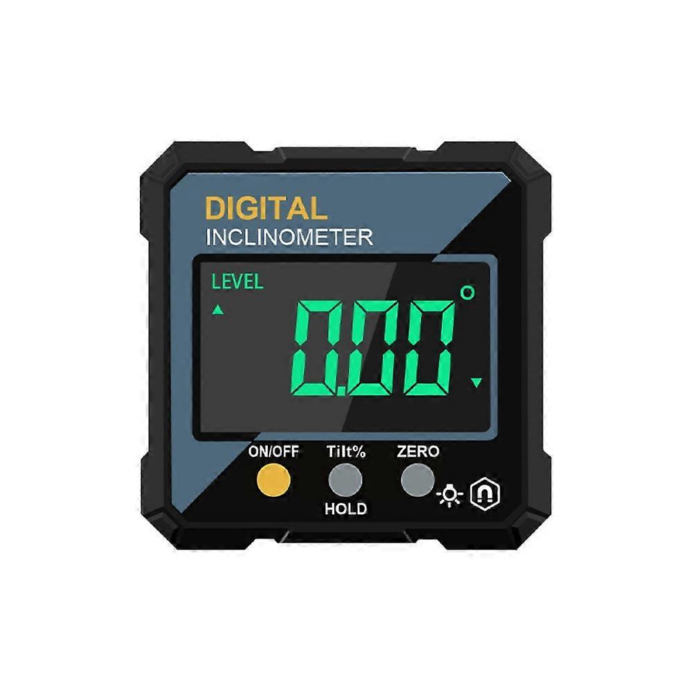 Waterproof Electronic Angle Protractor LCD Backlight Single-sided Magnetic Digital Inclinometer High-precision Angle Finder