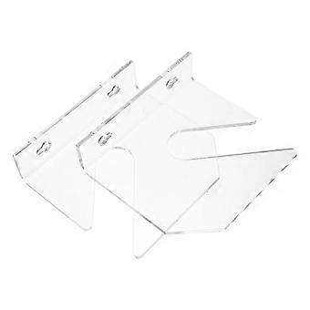 Acryl-Wandhalterung für Skateboards zur Präsentation im Regal mit 4 transparenten Haltern