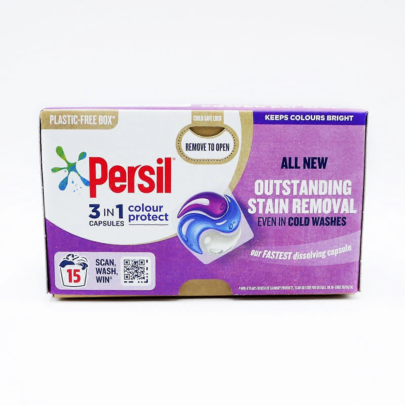Persil 3 in 1 Colour Protect Laundry Capsules 15 Washes