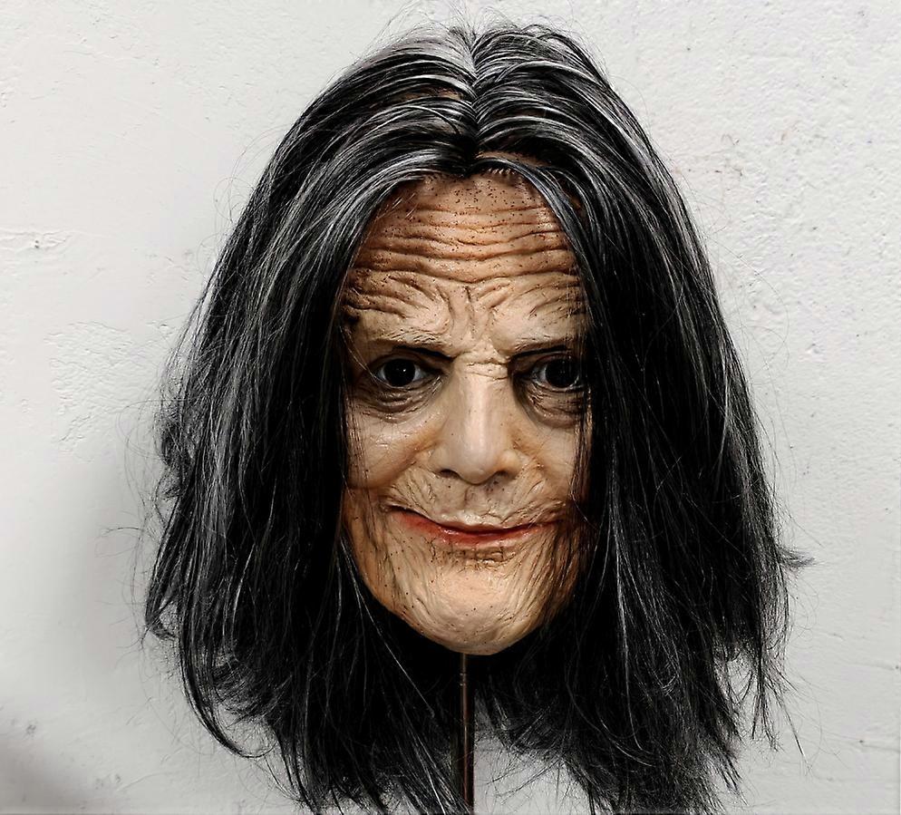 Terrifying old lady latex mask