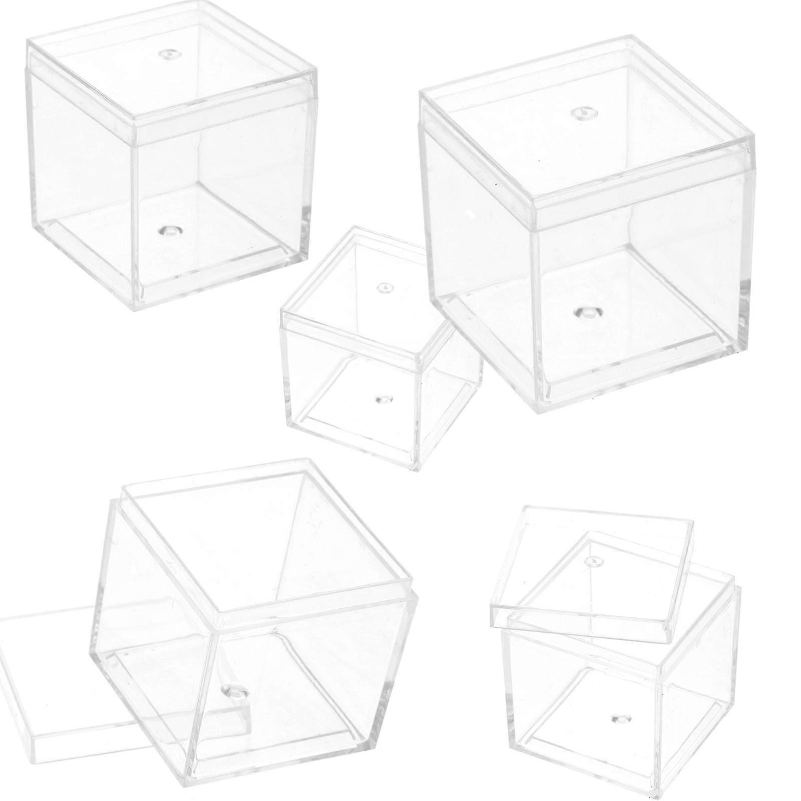 Plastic Specimen Container for Storage Use with 12Pcs Transparent Display Boxes