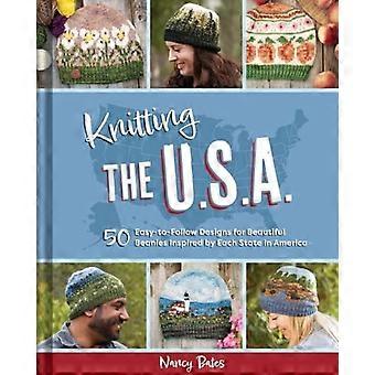 Strikking i USA. Femti enkle design for vakre luer inspirert av hver stat i Amerika.