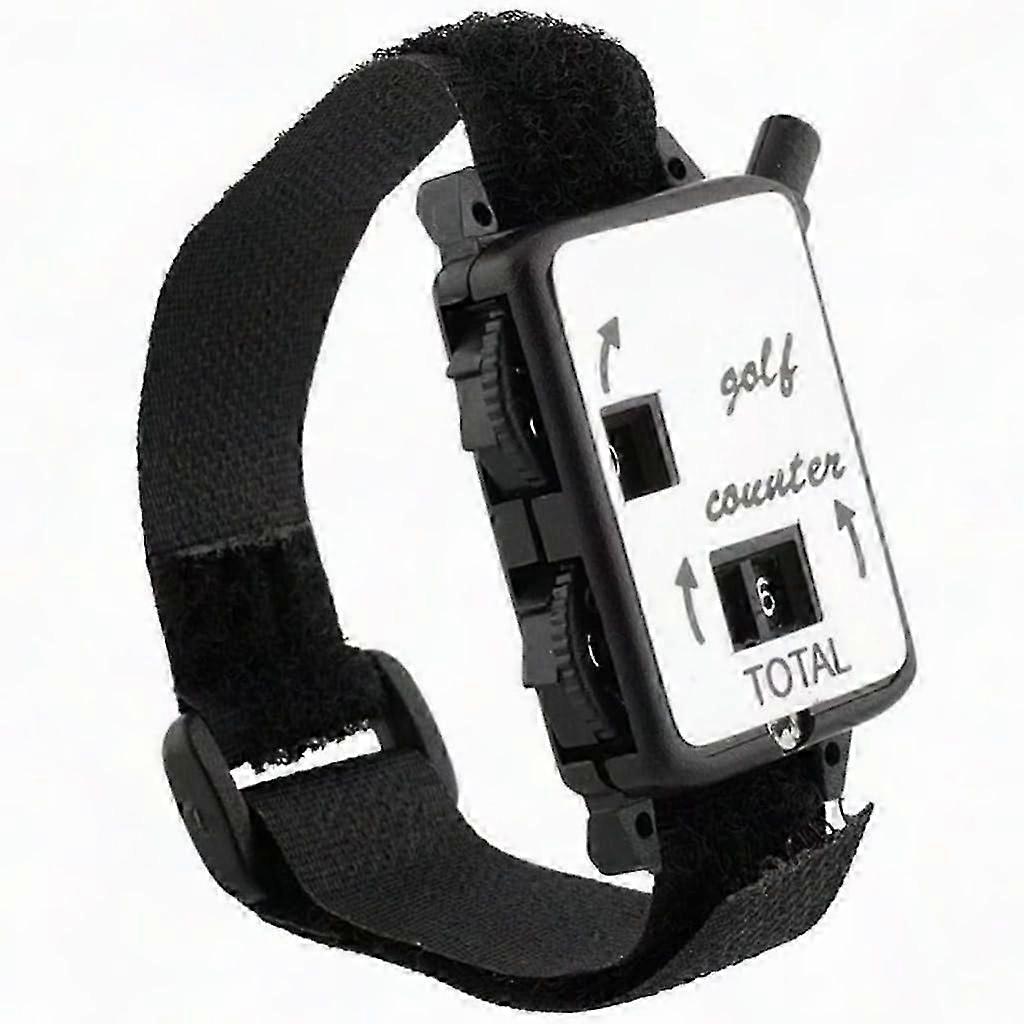 Golf Stroke Counter Watch with Reset Button for One-Button Score Tracking with Comfortable Strap