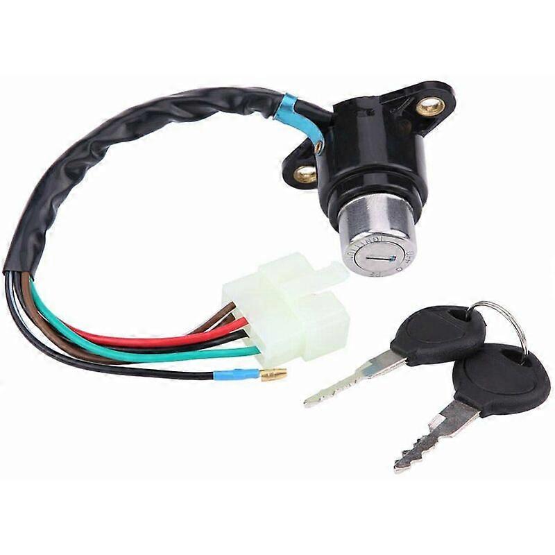 Motorcycle ignition key switch with unlock key compatible with CB/CM 400/450