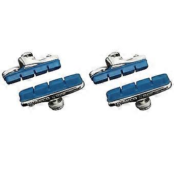 2x Brakco karbonfiber hjulbremsesko utskiftbar reduksjon Road Bike Carbon Wheel C Clamp Brake Pad For Brompton