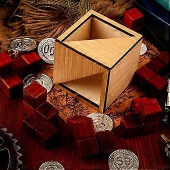 3d Wooden Puzzle Box Toys Brain Tease Jigsaw Puzzle Toy Board Games Iq High Difficulty Box Puzzle Toy For Adult Kid Gift