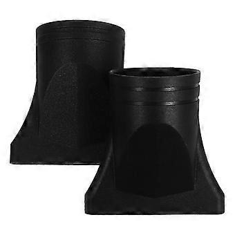2 stuks Haardroger Nozzle Attachment Salon Styling Concentrator Diffuser Tips Voor Föhns Krullend Haar Kapper Accessoires Zwart Buitendiameter 4.