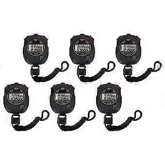 6Pcs Game Stopwatch Match Timer Electronic Watch Practical Training Timer