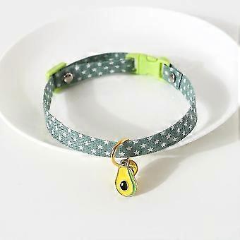 Cat Collar with Pendant, Safety Adjustable Cat Collars Set L Size