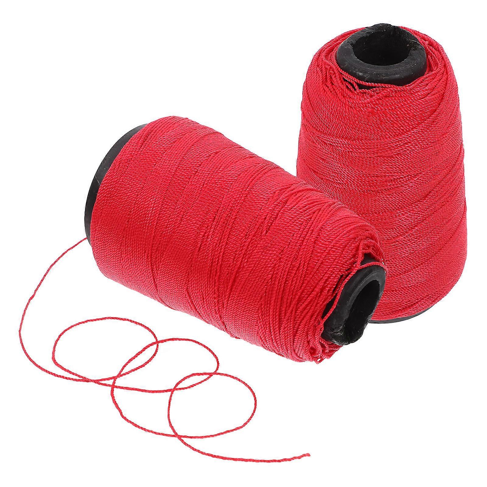 2 Rolls Masonry Nylon String Nylon Twine For Masonry Tools Construction String Twisted Nylon String