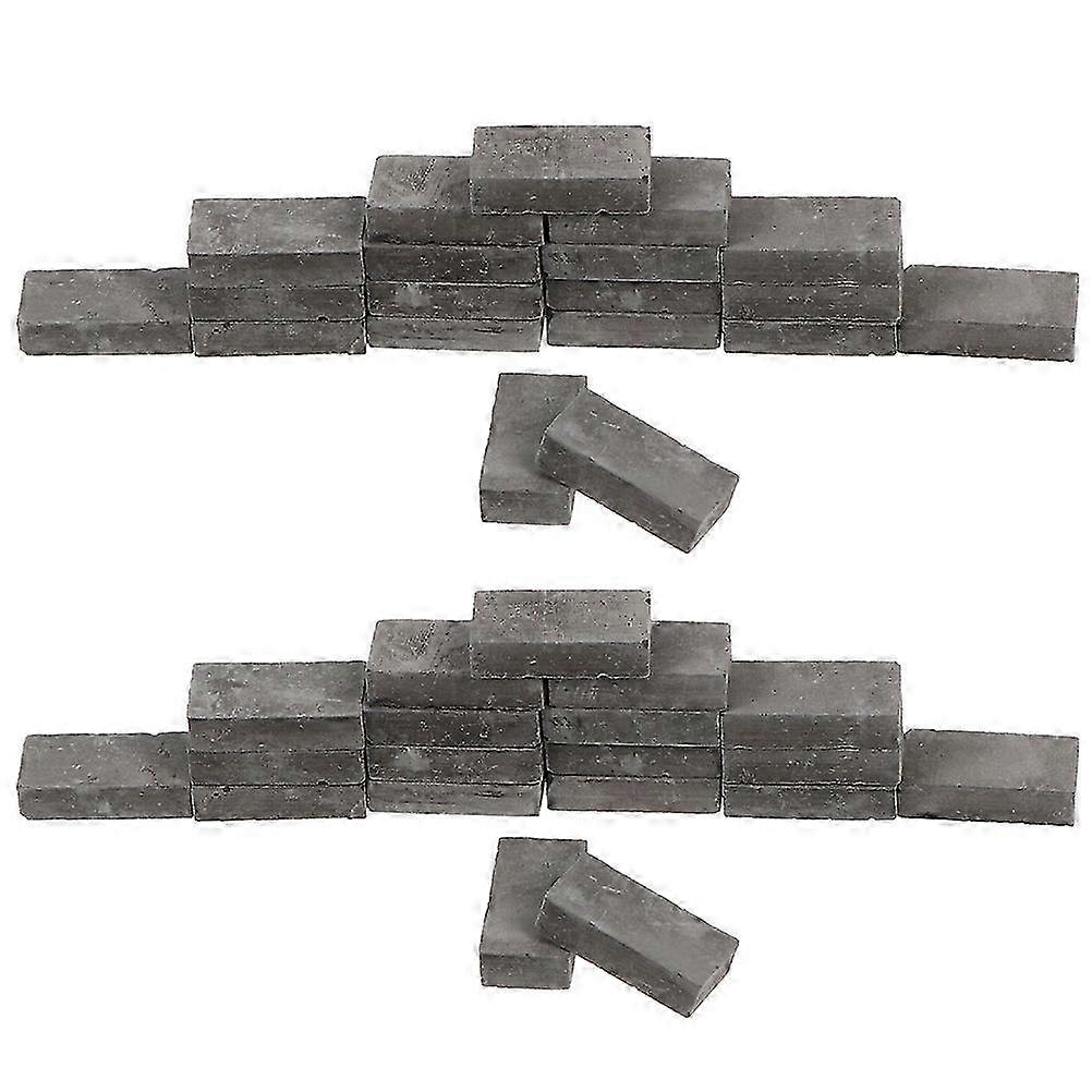50Pcs Simulated Small Bricks Mini Brick Models DIY Miniature Bricks Mini House Mini Brick Props