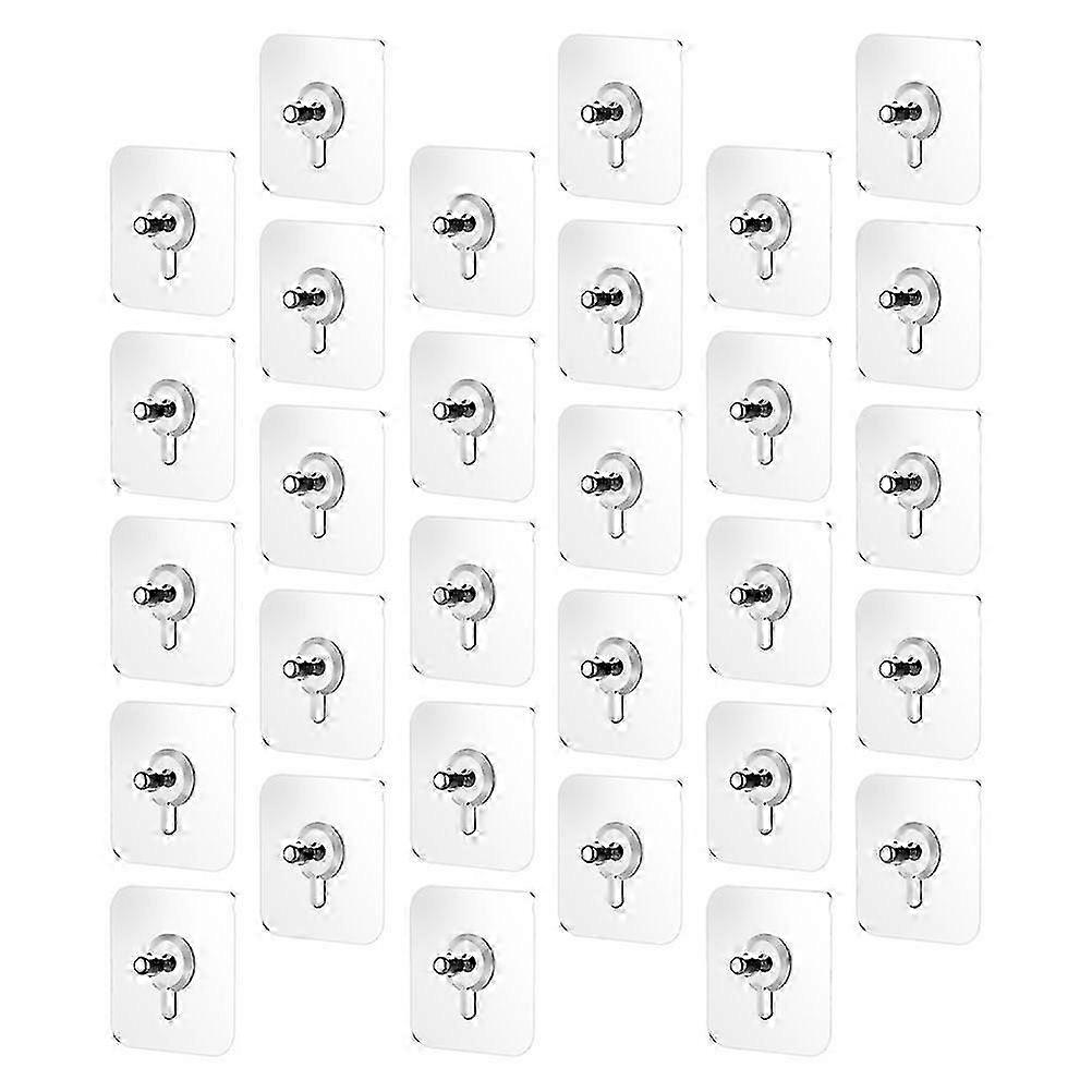 Self-Adhesive Wall Hanging Hooks Hanging Nails compatible with Kitchen 90Pcs Set