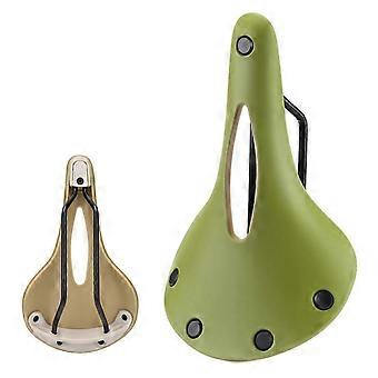 Bicycles Saddles, Mountain Bike Saddles Waterproof Seat, Bicycles Cushion Suitable for Mountain Bicycles, Folding Bikes Army Green