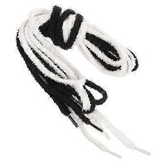 2 pares de cadarço liso pelúcia larga shoestring outdoor casual shoe acessório