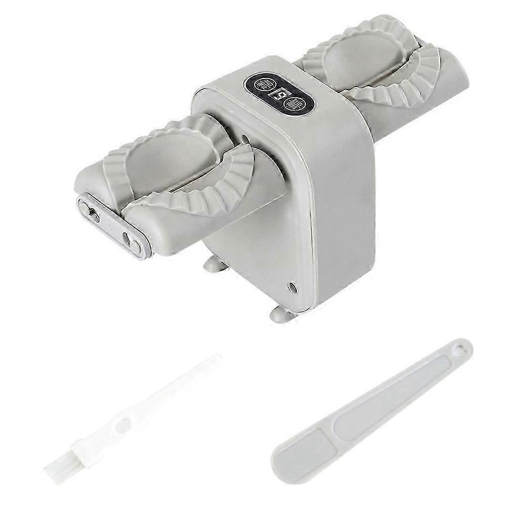 Automatic Dumpling Maker Household Double Head Non-Slip Dumpling Maker Machine Press Mold Making Tool Manual Kitchen B