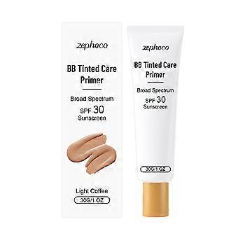 Laxiscreed Brightening Foundation with Sun Protection in Light Coffee for Even and Radiant Skin_1