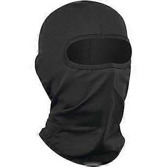 Men's Long Balaclava Mask (Black) - Skiing, Snowboarding, Motorcycle, UV and Wind Protection