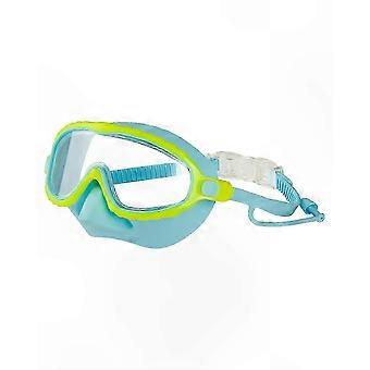 Children's Swim Goggles with Nose Guard, Anti-Fog Seal, Adjustable Comcompatible witht Fit, Pink and Blue