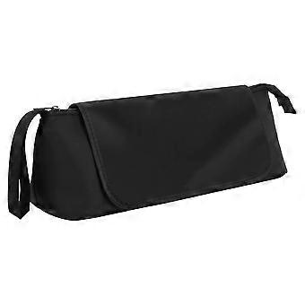 Borsa porta asciugacapelli - Elevata capacità, design con tappetino termoresistente, scomparto dedicato per arricciacapelli, colore nero.