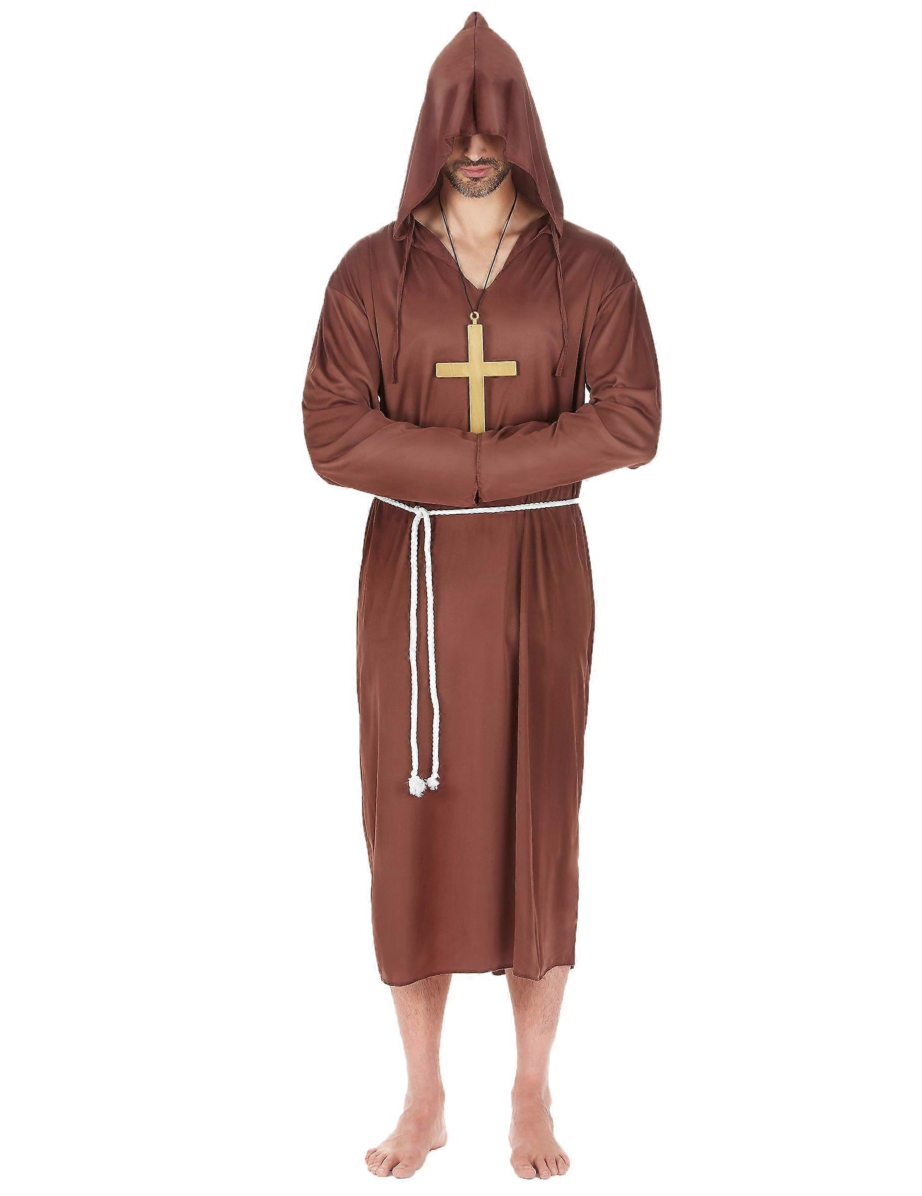 Light brown monk costume for men