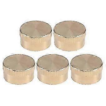 5 Pieces Solid Brass Refill Cap 1 LB Propane Bottle Cap Gas Tank Cylinder Sealed Cap Protect Cap for Edition 0703
