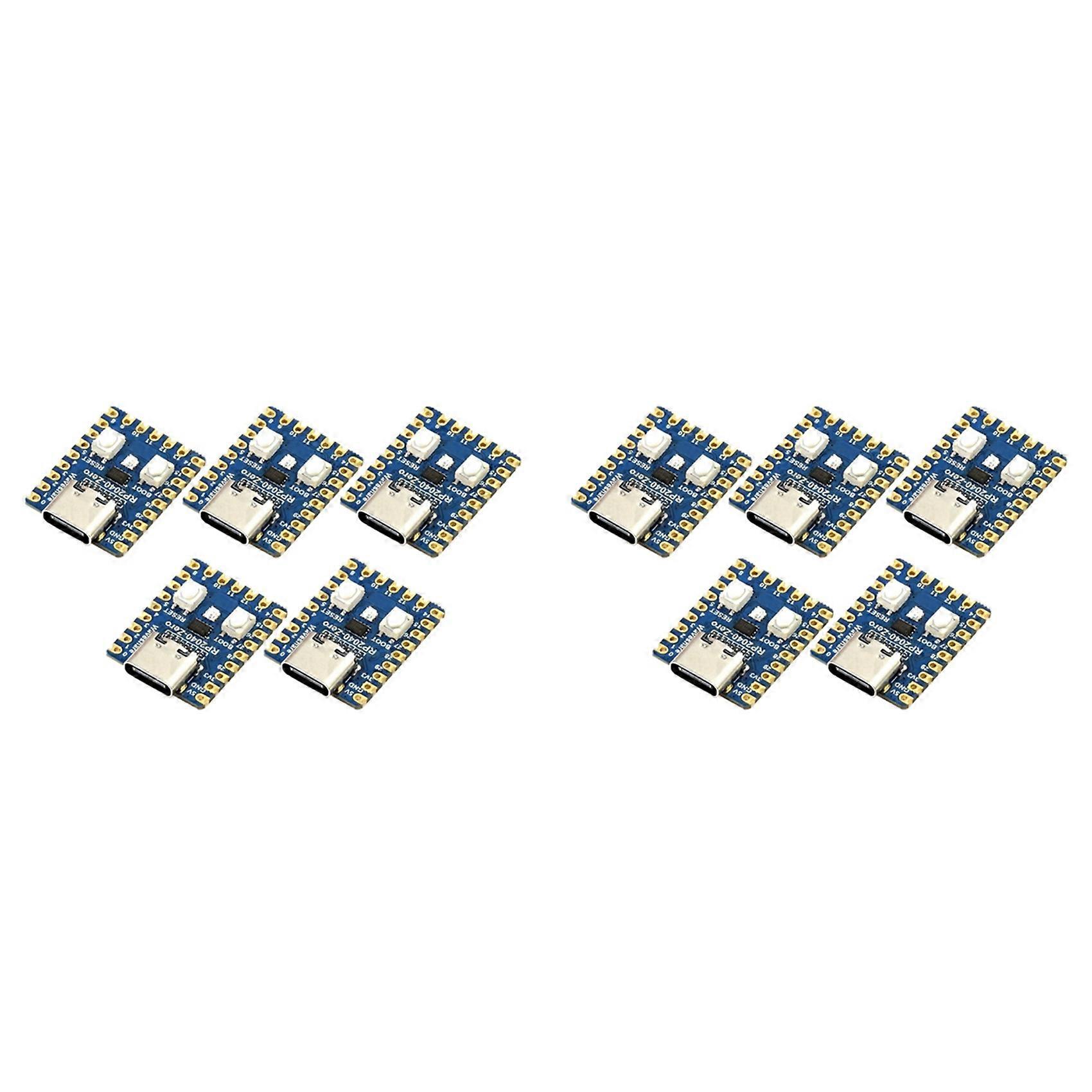 RP2040-Zero Microcontroller Development Board for Raspberry Pi RP2040 Dual-Core Cortex M0+ Processor 2MB Flash 10Pcs