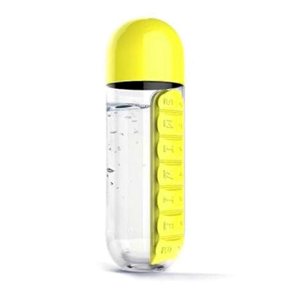 600ml Daily Pill Organizer Bottle