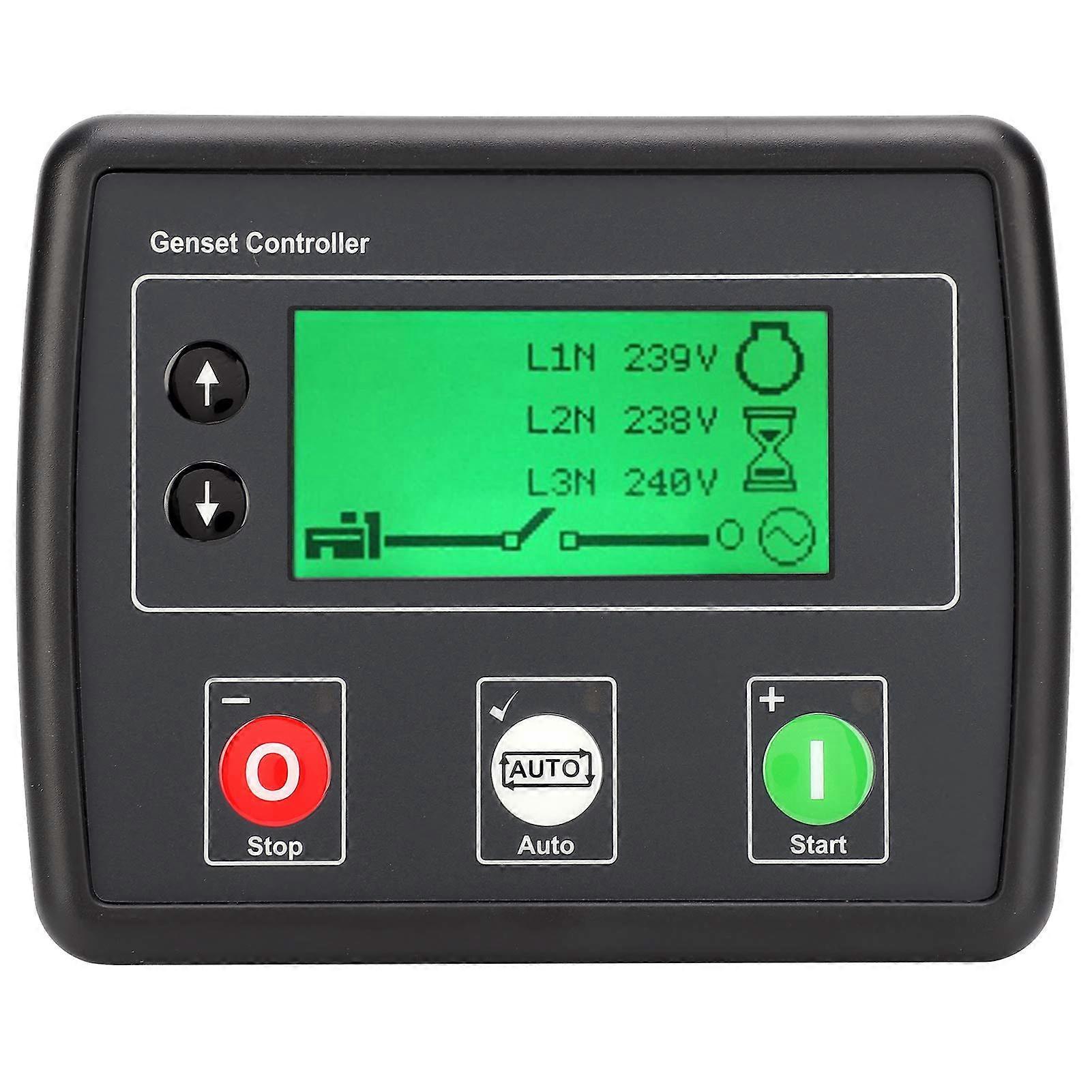 Automatic Generator Controller AMF Control Module with Auto Start Stop, Alarm and Heated Display for Reliable Power Backup