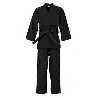 Unicompatible withme de karat pour enfants et adultes, d'arts martiaux Gi, ceinture gratuite, Judo noir blanc NYY