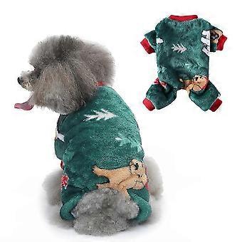 Ensemble pyjama de Noël douillet pour chien