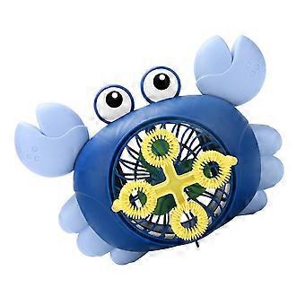 Crab Shape Electric Bubble Machine for Kids, Battery Bubble Blower with Continuous Stream and Safe Smooth Surface