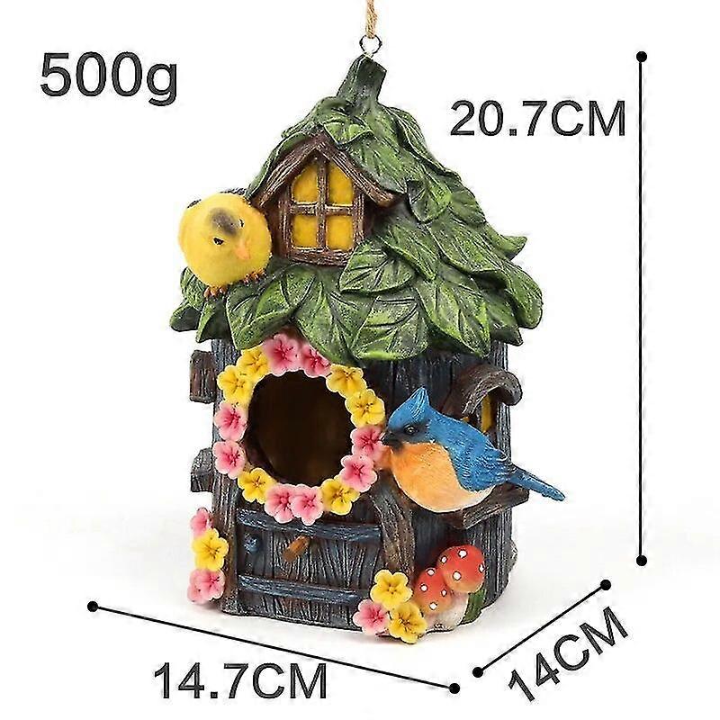 Garden Bird House Durable Weatherproof Stylish