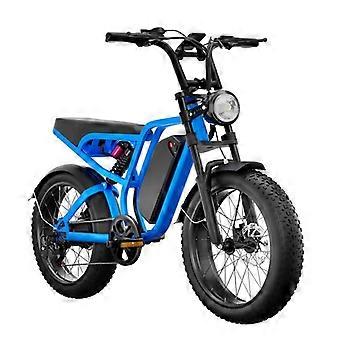 Electric Bike - Bluvall SU8 - 1000W Motor - 52V 20Ah Battery - 48km/h - Range 55KM - Blue