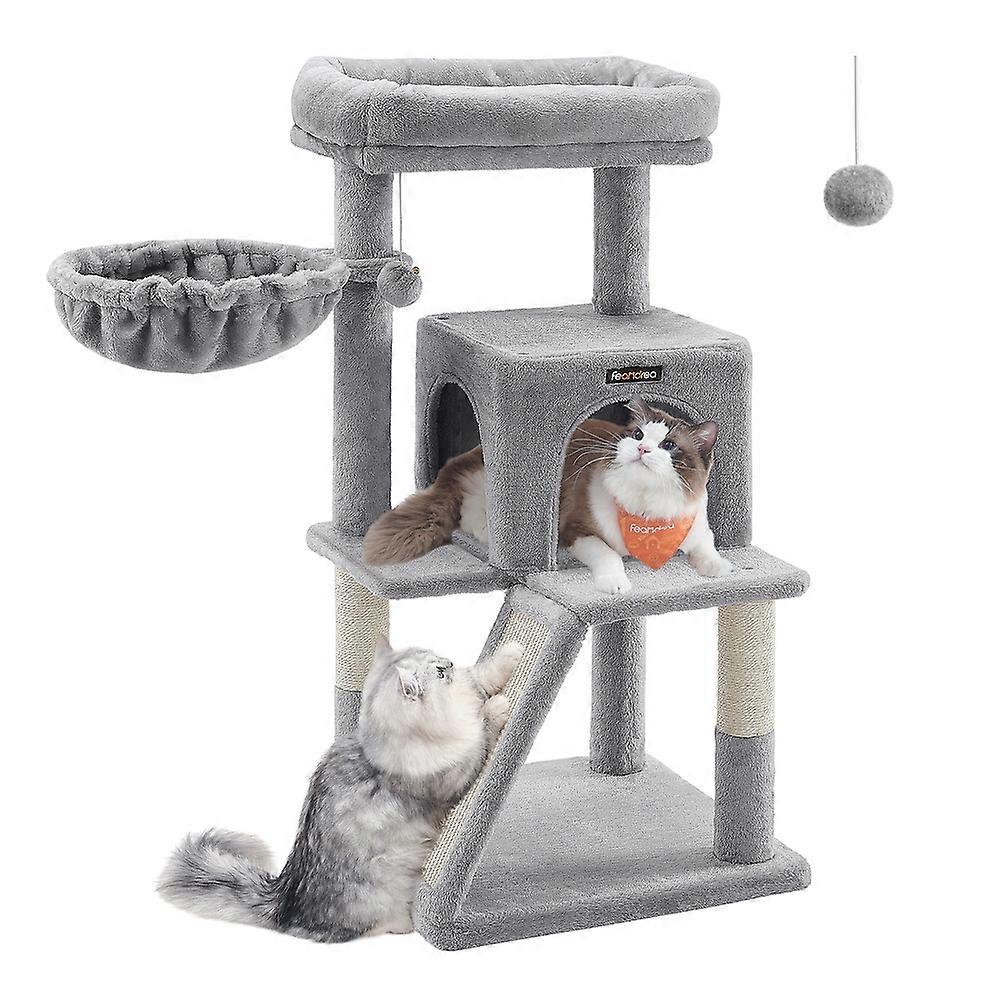 Larridon Cat Tree, Cat Tree with Sisal-Covered Scratching Posts