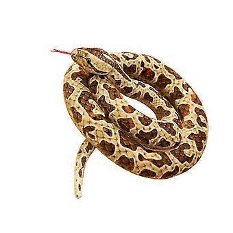 Realistic Plush Snake Stuffed Animal, Giant Lifelike Brown Snake Toy for Kids and Adults