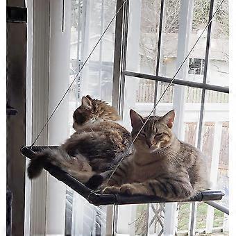 Kattenhangmat voor ramen, voor grote katten tot 25 kg, versterkte kattenhangmat met sterke zuignap