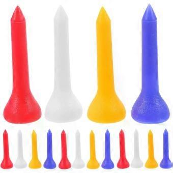 Plastic golftees 3,5 mm 100 stuks (gemengde kleuren)