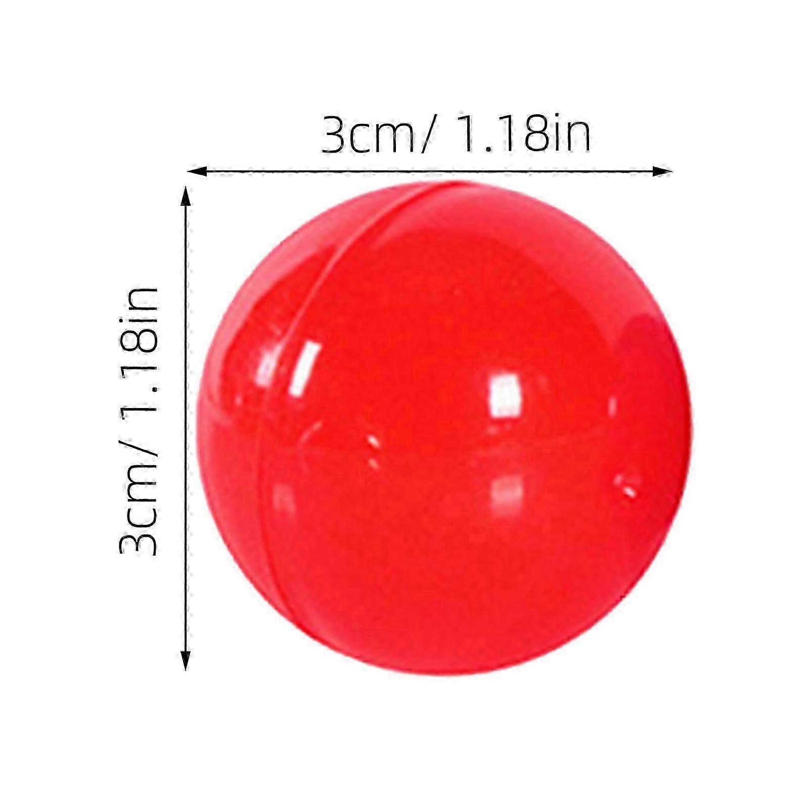 Plastic Ball Props, 100Pcs Assorted Color compatible with Raffle Drawing