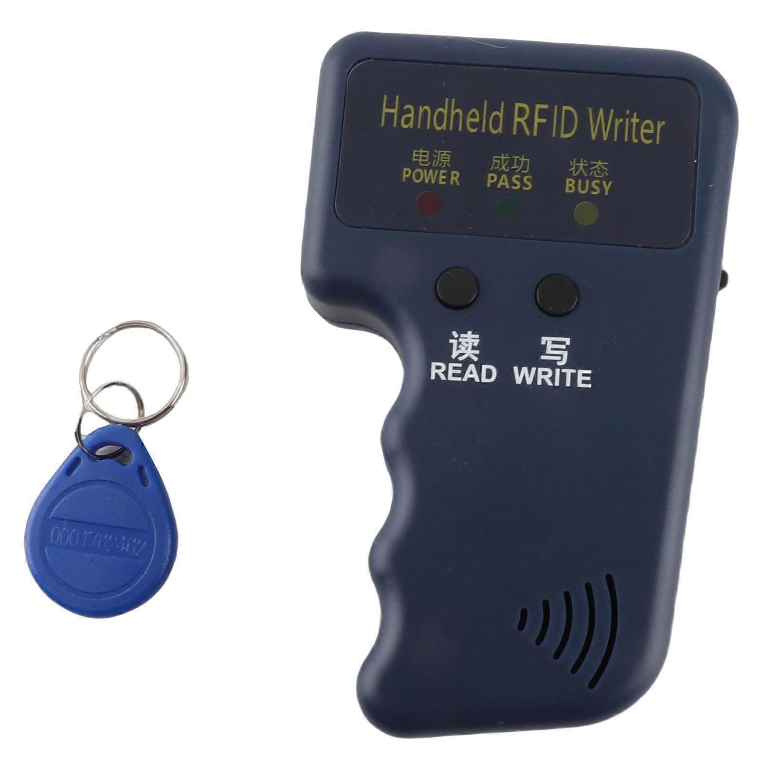 Writer, ID Card Copier Reader Duplicator, Portable Handheld Replicator for EM4100 Cards