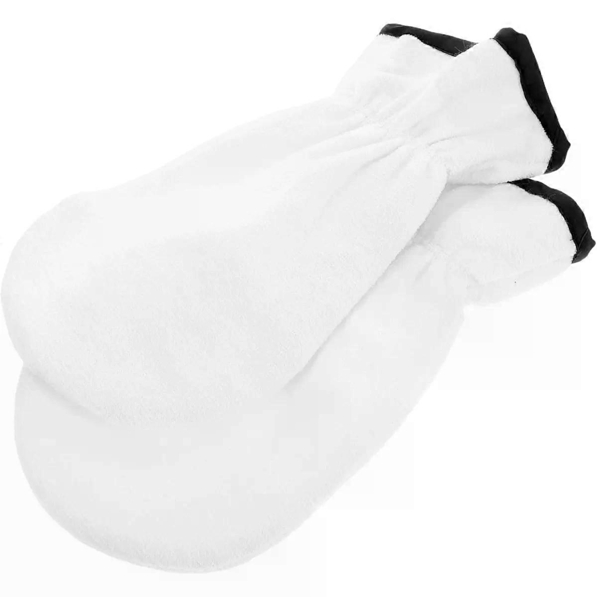 Wax Hand Gloves Drawstring Warmers Polyester 1 Pair