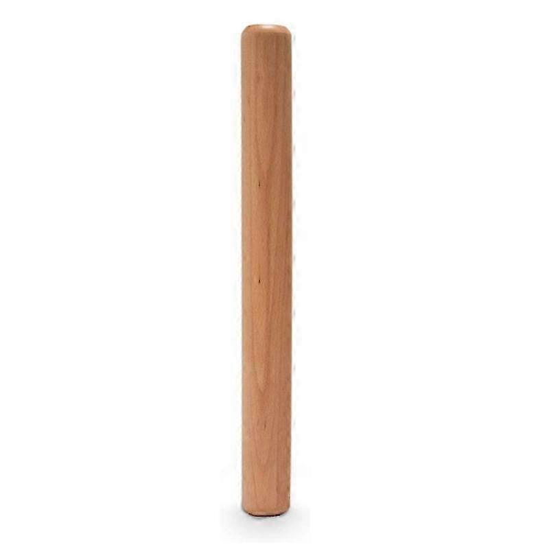 Solid Beech Wood Rolling Pin 40cm