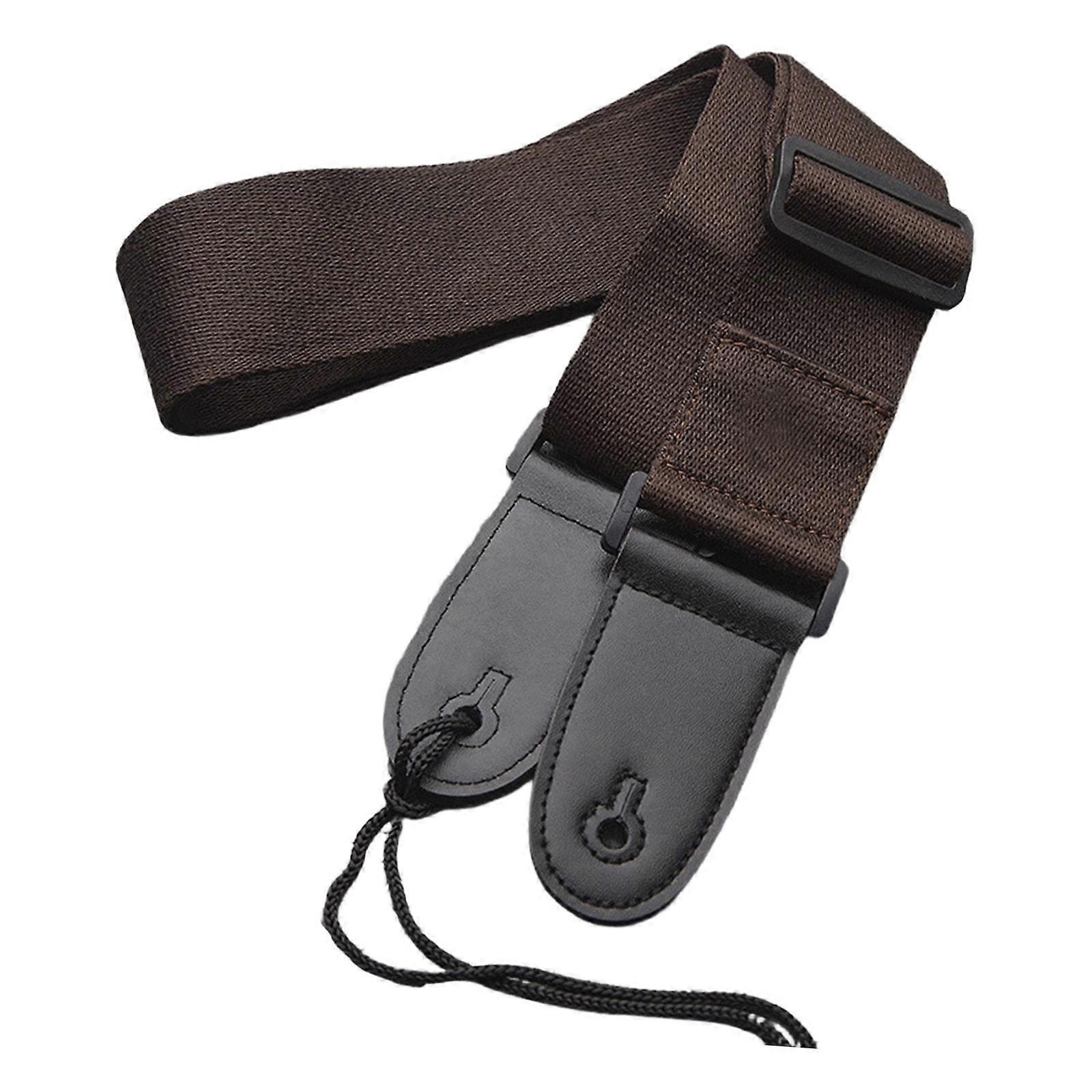 Breathable Adjustable Guitar Strap Cotton PU